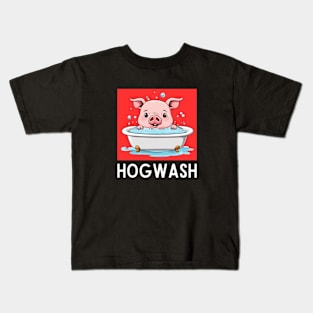 Hogwash | Pig Pun Kids T-Shirt